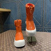 KITLIFE LOUIS VUITTON RUBY ANKLE BOOT PATENT ORANGE LEATHER - 1AB0FX - 2
