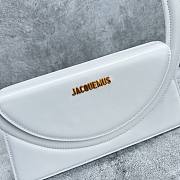 	 Kitlife Jacquemus Le sac Rond White Smooth leather - 26x13x6cm - 2