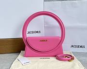 	 Kitlife Jacquemus Le sac Rond Pink Smooth leather - 26x13x6cm - 1