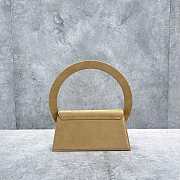 	 Kitlife Jacquemus Le sac Rond Beige Suede leather - 26x13x6cm - 5