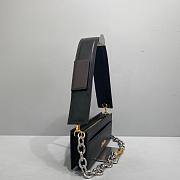 Kitlife Jacquemus Black Le Ciuciu Leather Shoulder Bag - 30x10.5x4.5cm - 3