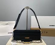 Kitlife Jacquemus Black Le Ciuciu Leather Shoulder Bag - 30x10.5x4.5cm - 1