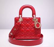 Kitlife Dior Lady Red Lambskin - 20x17x9cm - 1