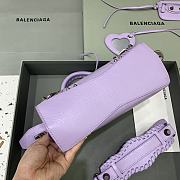 Kitlife Balenciaga NEO CAGOLE XS HANDBAG WITH RHINESTONES PURPLE - 26x13x18cm - 4