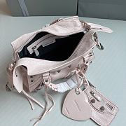 Kitlife Balenciaga NEO CAGOLE XS HANDBAG WITH RHINESTONES NUDE - 26x13x18cm - 5