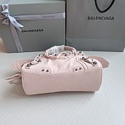 Kitlife Balenciaga NEO CAGOLE XS HANDBAG WITH RHINESTONES NUDE - 26x13x18cm - 4