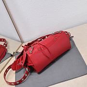 Kitlife Balenciaga NEO CAGOLE XS HANDBAG WITH RHINESTONES RED - 26x13x18cm - 4
