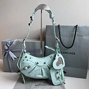 	 Kitlife Balenciaga Le Cagole XS Shoulder Bag Light Blue - 26×7×16cm - 1