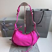 	 Kitlife Balenciaga Le Cagole XS Shoulder Bag Lipstick Pink - 26×7×16cm - 3