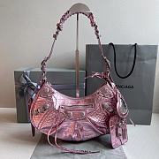 Kitlife Balenciaga Le Cagole Small Shoulder Bag METALLIC PINK - 33x16x8 cm - 1