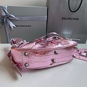 Kitlife Balenciaga Le Cagole Small Shoulder Bag METALLIC PINK - 33x16x8 cm - 4