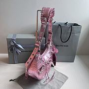 Kitlife Balenciaga Le Cagole Small Shoulder Bag METALLIC PINK - 33x16x8 cm - 5