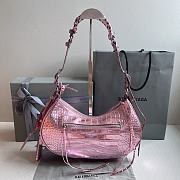 Kitlife Balenciaga Le Cagole Small Shoulder Bag METALLIC PINK - 33x16x8 cm - 2