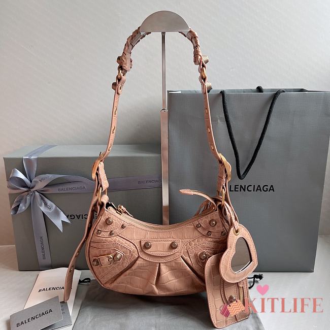 Kitlife Balenciaga Le Cagole XS Shoulder Bag Beige - 26×7×16cm - 1