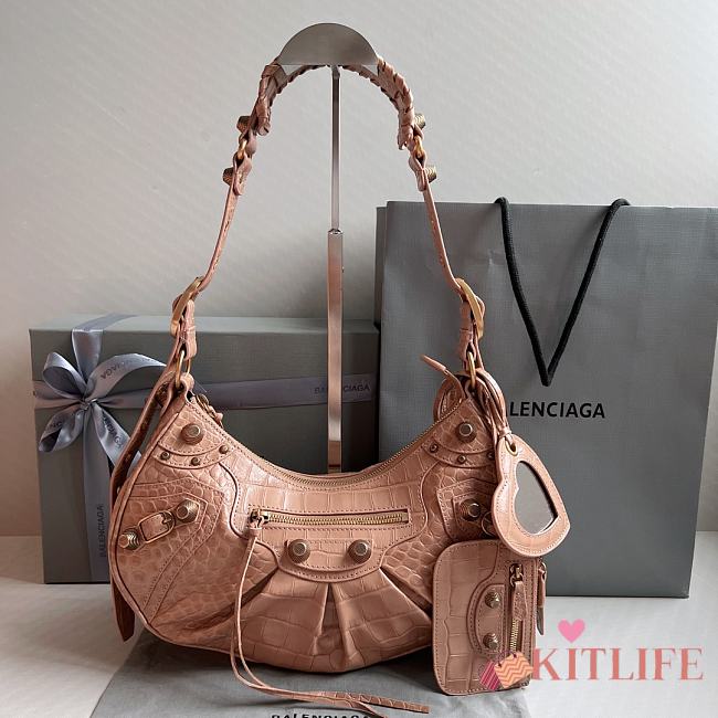 Kitlife Balenciaga Le Cagole Small Shoulder Bag Beige - 33x16x8 cm - 1