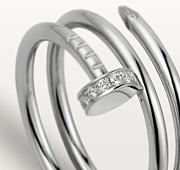 Kitlife Cartier JUSTE UN CLOU RING White gold, diamonds  - 4