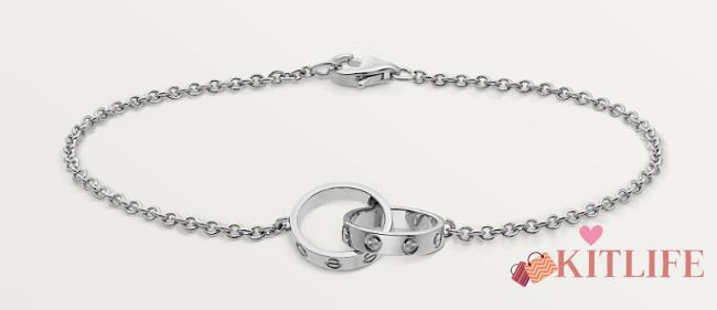 Kitlife Cartier Love Bracelet White Gold - 1