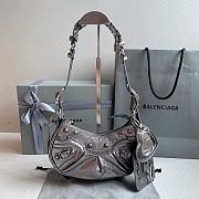 Kitlife Balenciaga Le Cagole XS Shoulder Bag Silver - 26×7×16cm - 1