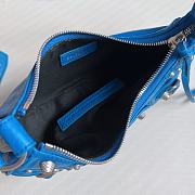 	 Kitlife Balenciaga Le Cagole XS Shoulder Bag Blue - 26×7×16cm - 4