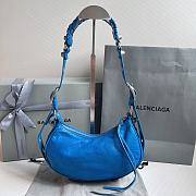 	 Kitlife Balenciaga Le Cagole XS Shoulder Bag Blue - 26×7×16cm - 2