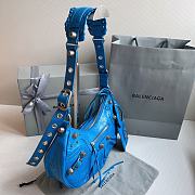 	 Kitlife Balenciaga Le Cagole Small Shoulder Bag Blue - 33x16x8 cm - 5