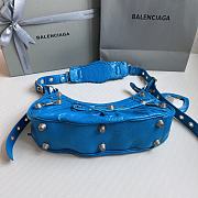 	 Kitlife Balenciaga Le Cagole Small Shoulder Bag Blue - 33x16x8 cm - 3