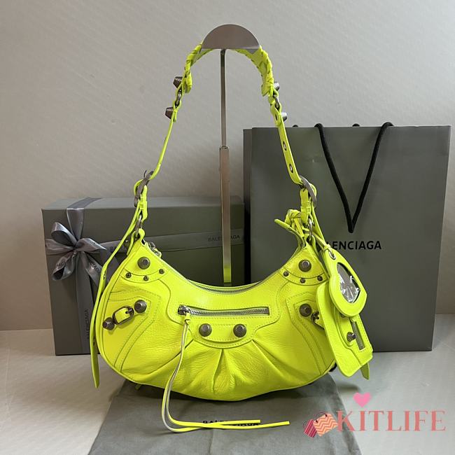 	 Kitlife Balenciaga Le Cagole Small Shoulder Bag yellow luminescent - 33x16x8 cm - 1