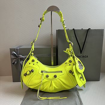 	 Kitlife Balenciaga Le Cagole Small Shoulder Bag yellow luminescent - 33x16x8 cm