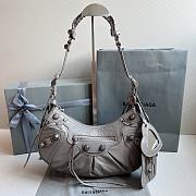 	 Kitlife Balenciaga Le Cagole Small Shoulder Bag Light Grey - 33x16x8 cm - 1