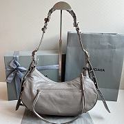 	 Kitlife Balenciaga Le Cagole Small Shoulder Bag Light Grey - 33x16x8 cm - 5