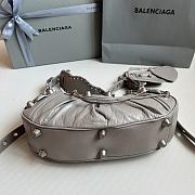 	 Kitlife Balenciaga Le Cagole Small Shoulder Bag Light Grey - 33x16x8 cm - 4