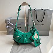 	 Kitlife Balenciaga Le Cagole XS Shoulder Bag Dark Green - 26×7×16cm - 1