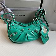 	 Kitlife Balenciaga Le Cagole XS Shoulder Bag Dark Green - 26×7×16cm - 5