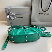 	 Kitlife Balenciaga Le Cagole Small Shoulder Bag Dark Green - 33x16x8 cm - 5