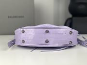 	 Kitlife Balenciaga Le Cagole Small Shoulder Bag Purple - 33x16x8 cm - 4