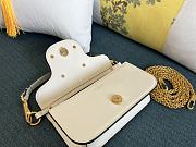 	 KITLIFE VALENTINO LOCÒ SMALL SHOULDER BAG IN WHITE CALFSKIN - W20xH11xD5 cm - 2