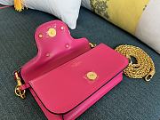 	 KITLIFE VALENTINO LOCÒ SMALL SHOULDER BAG IN PINK CALFSKIN - W20xH11xD5 cm - 3