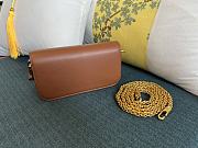 	 KITLIFE VALENTINO LOCÒ SMALL SHOULDER BAG IN BROWN CALFSKIN - W20xH11xD5 cm - 5