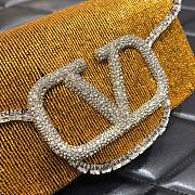	 KITLIFE LOCÒ EMBROIDERED SMALL ORANGE SHOULDER BAG - W20xH11xD5 cm - 3