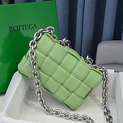 Kitlife Bottega Veneta Silver Chain Cassette Light Green - 26x18x8cm - 2