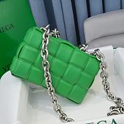 Kitlife Bottega Veneta Silver Chain Cassette Paraket - 26x18x8cm - 5
