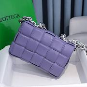 Kitlife Bottega Veneta Silver Chain Cassette Purple - 26x18x8cm - 5