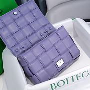 Kitlife Bottega Veneta Silver Chain Cassette Purple - 26x18x8cm - 2