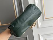 	 Kitlife Bottega Veneta Silver Chain Pouch Clutch Dark Green  - 31*12*16cm - 5