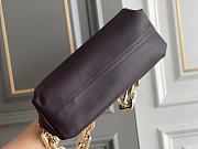 Kitlife Bottega Veneta Gold Chain Pouch Clutch Burgundy - 31*12*16cm - 4