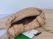 Kitlife Bottega Veneta Mini Jodie with chain dark beige - 28x23x8cm - 3