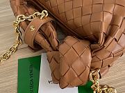 	 Kitlife Bottega Veneta Mini Jodie with chain brown - 28x23x8cm - 3