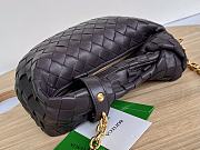 	 Kitlife Bottega Veneta Mini Jodie with chain dark brown - 28x23x8cm - 3