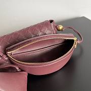 	 Kitlife Bottega Veneta Pouch On Strap Barolo - 18x9x8cm - 5