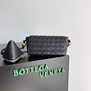 	 Kitlife Bottega Veneta Pouch On Strap Black - 18x9x8cm - 4